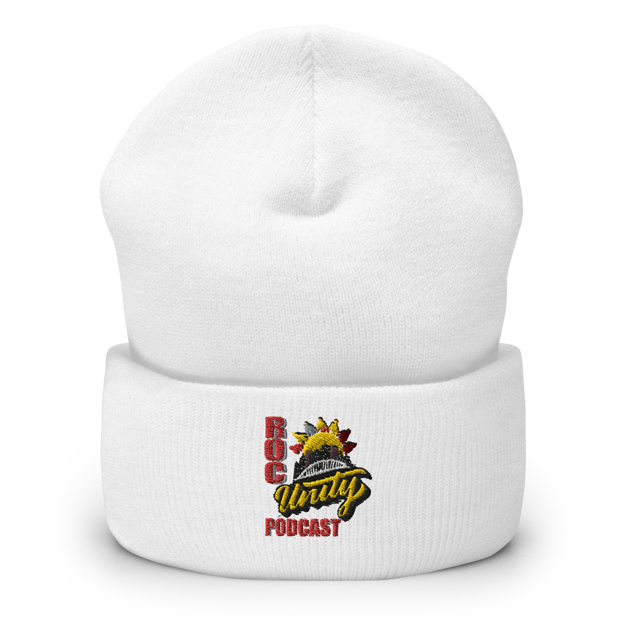 cuffed-beanie-white-front-6706f91b19d17.jpg ROC Unity Beanie